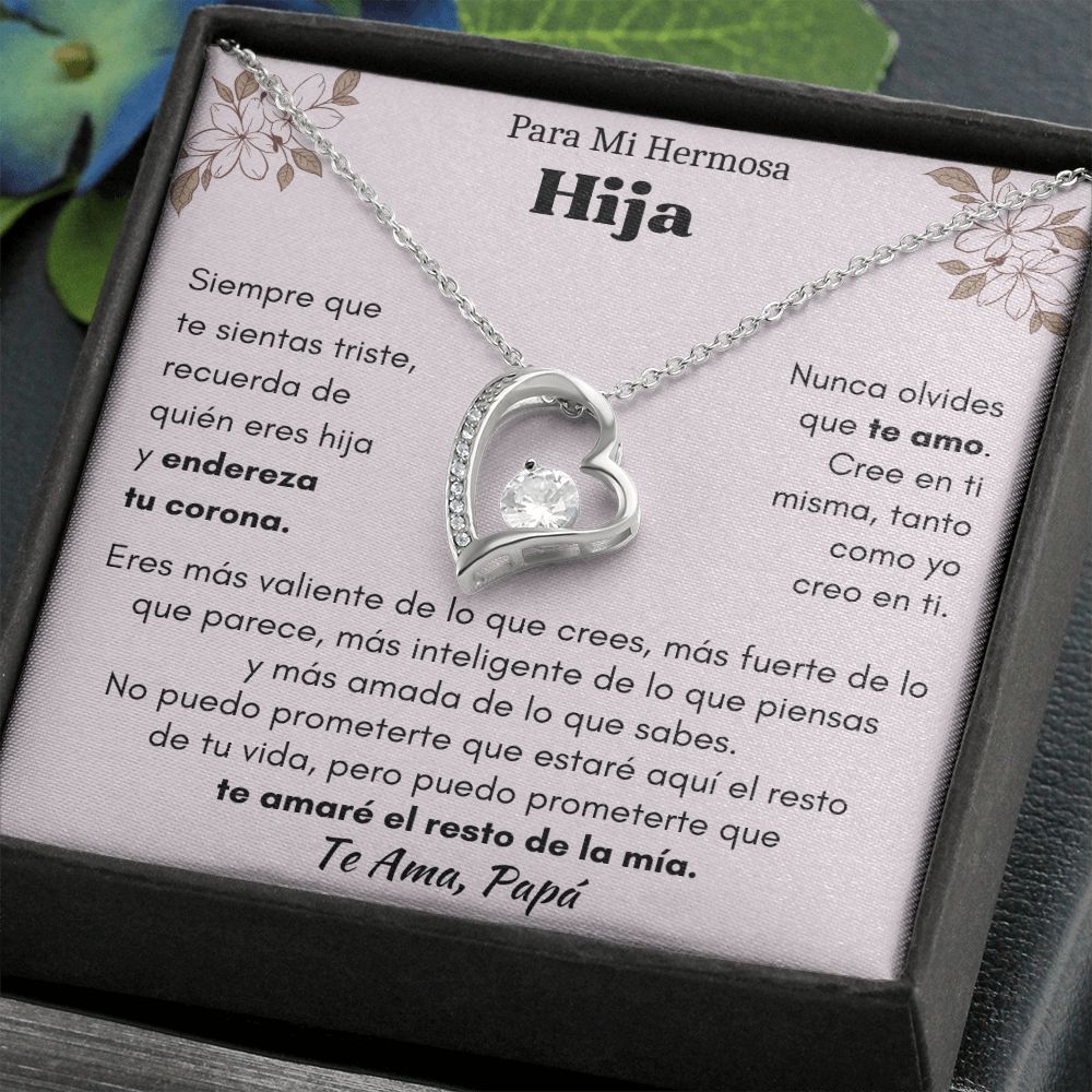 Para Mi Hermosa Hija Forever Love Necklace
