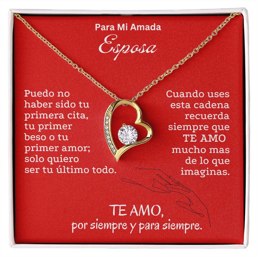 Para Mi Amada Esposa Collar Amor Eterno