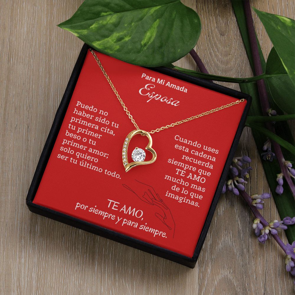 Para Mi Amada Esposa Collar Amor Eterno