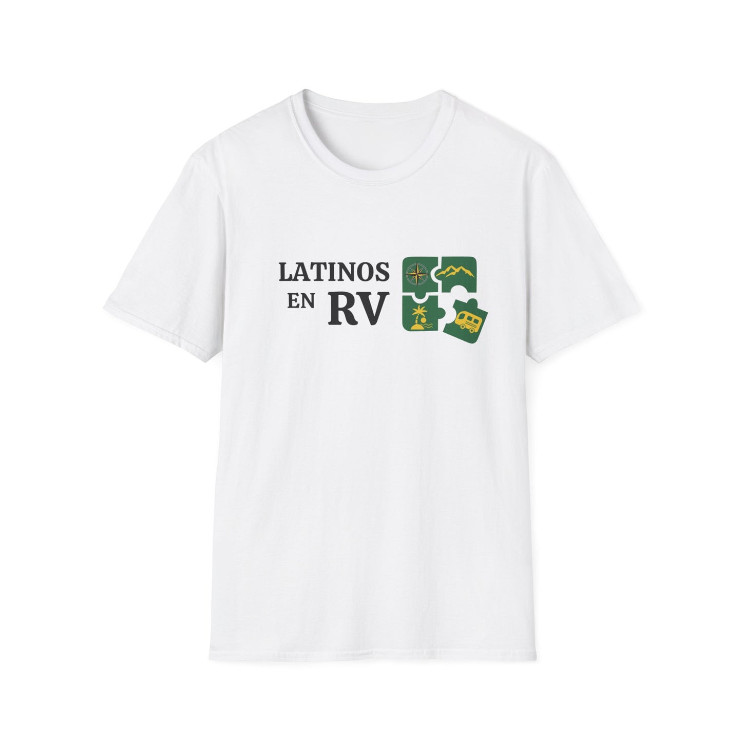 Latinos en RV....... Unisex Softstyle T-Shirt