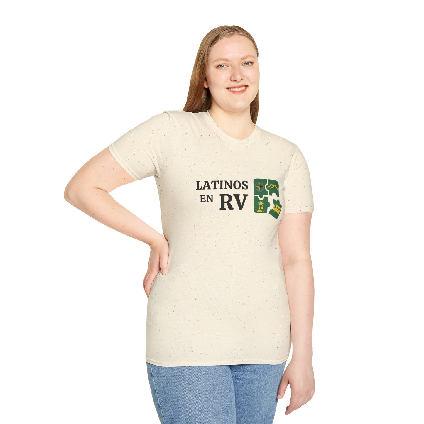 Latinos en RV....... Unisex Softstyle T-Shirt