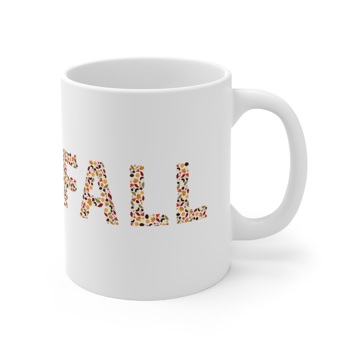 FALL Coffee Mug, Welcome Fall, Ceramic Mug 11oz