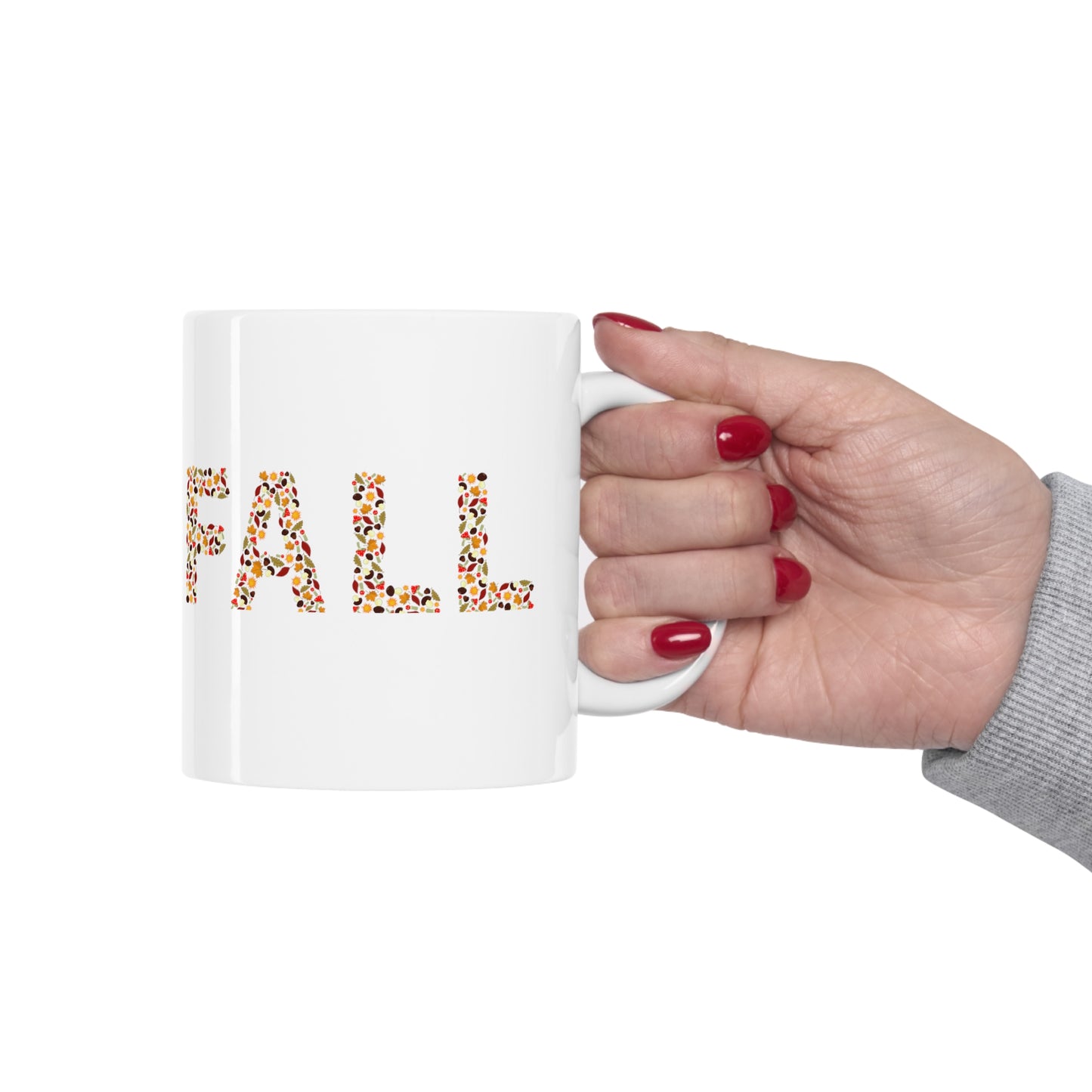 FALL Coffee Mug, Welcome Fall, Ceramic Mug 11oz