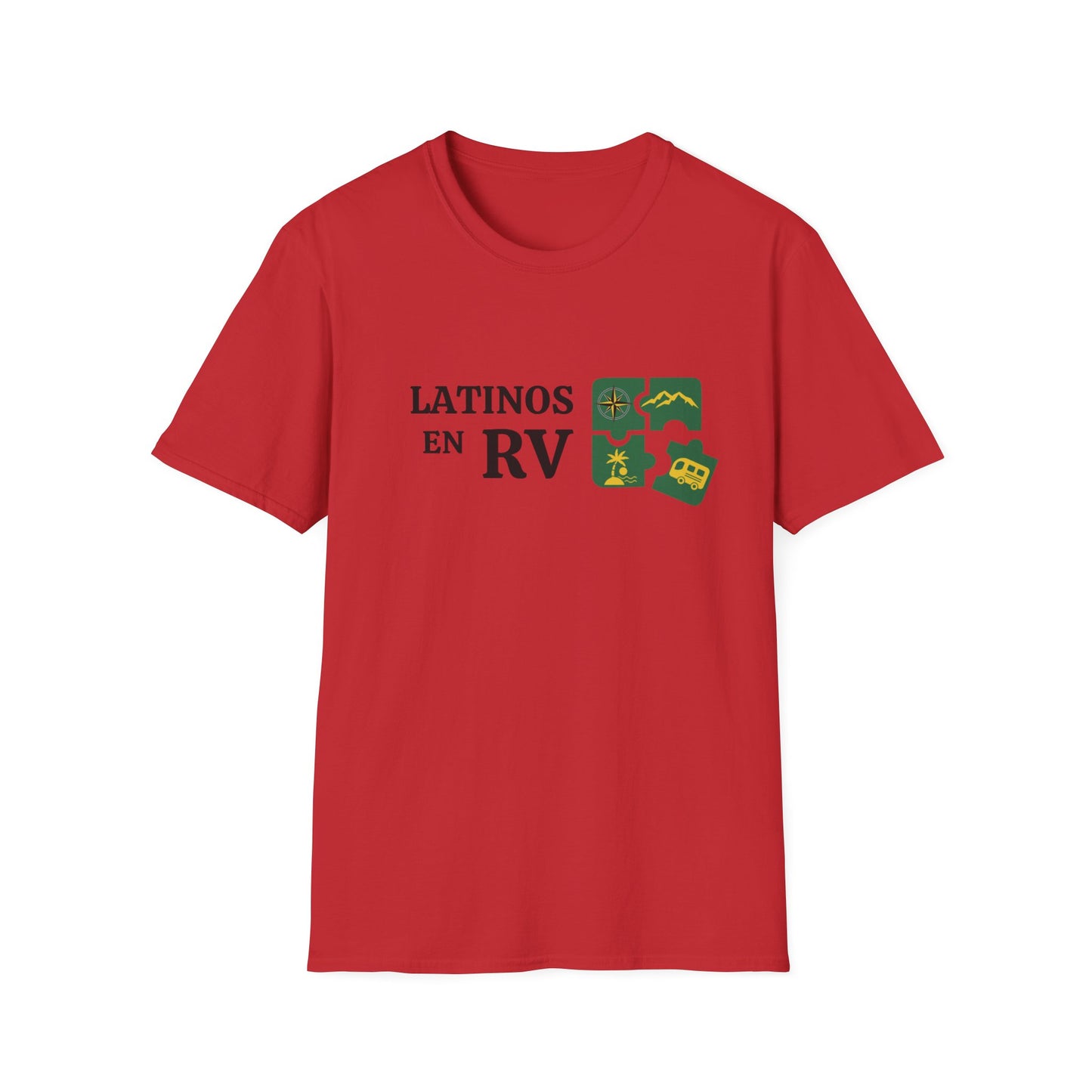 Latinos en RV....... Unisex Softstyle T-Shirt