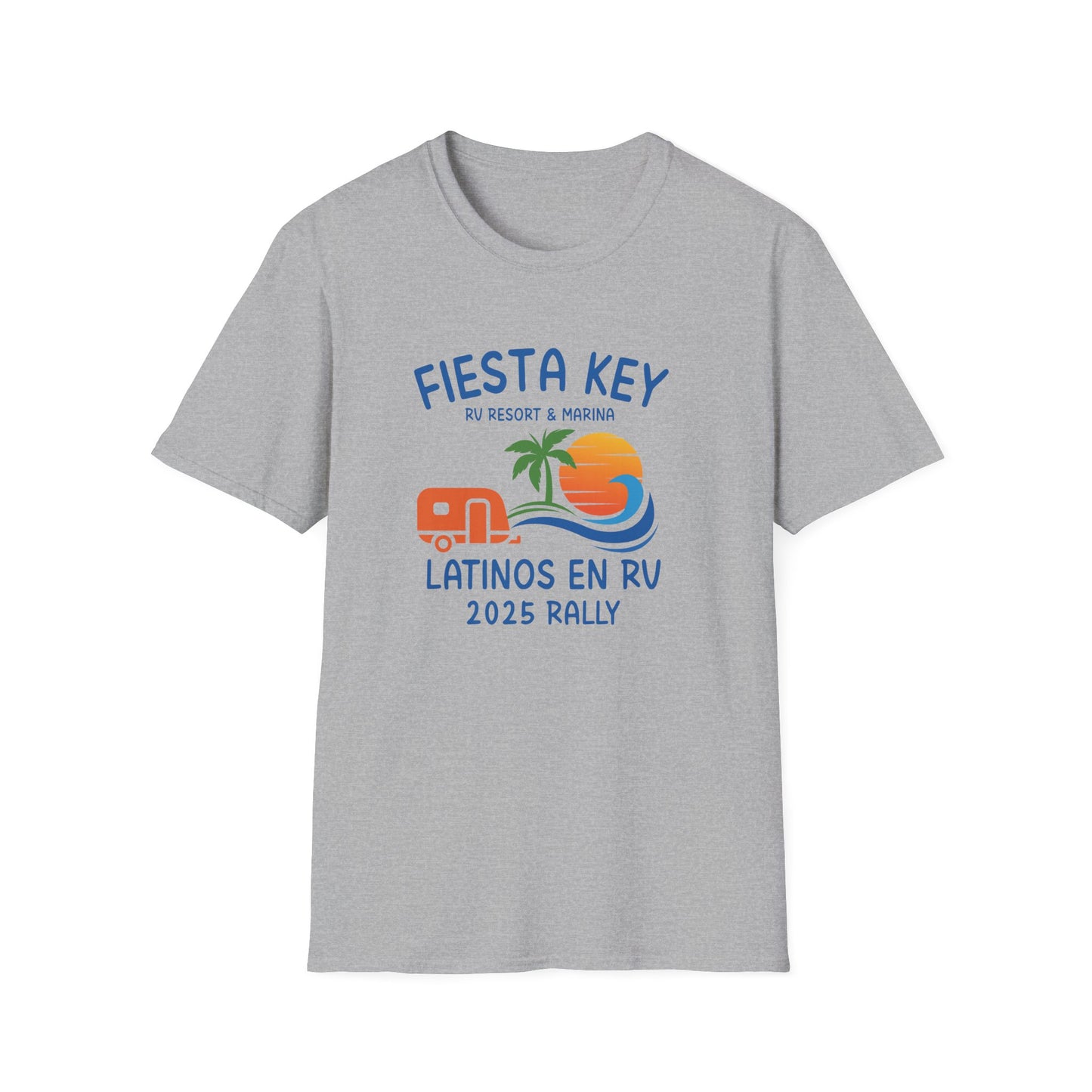 Fiesta Key Latinos en RV Rally 2025 Trailer / T-Shirt Unisex