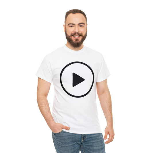 Play Button Unisex T-Shirt, Play Store, Play Icon, Music Store T-Shirt, Play Store T-Shirt