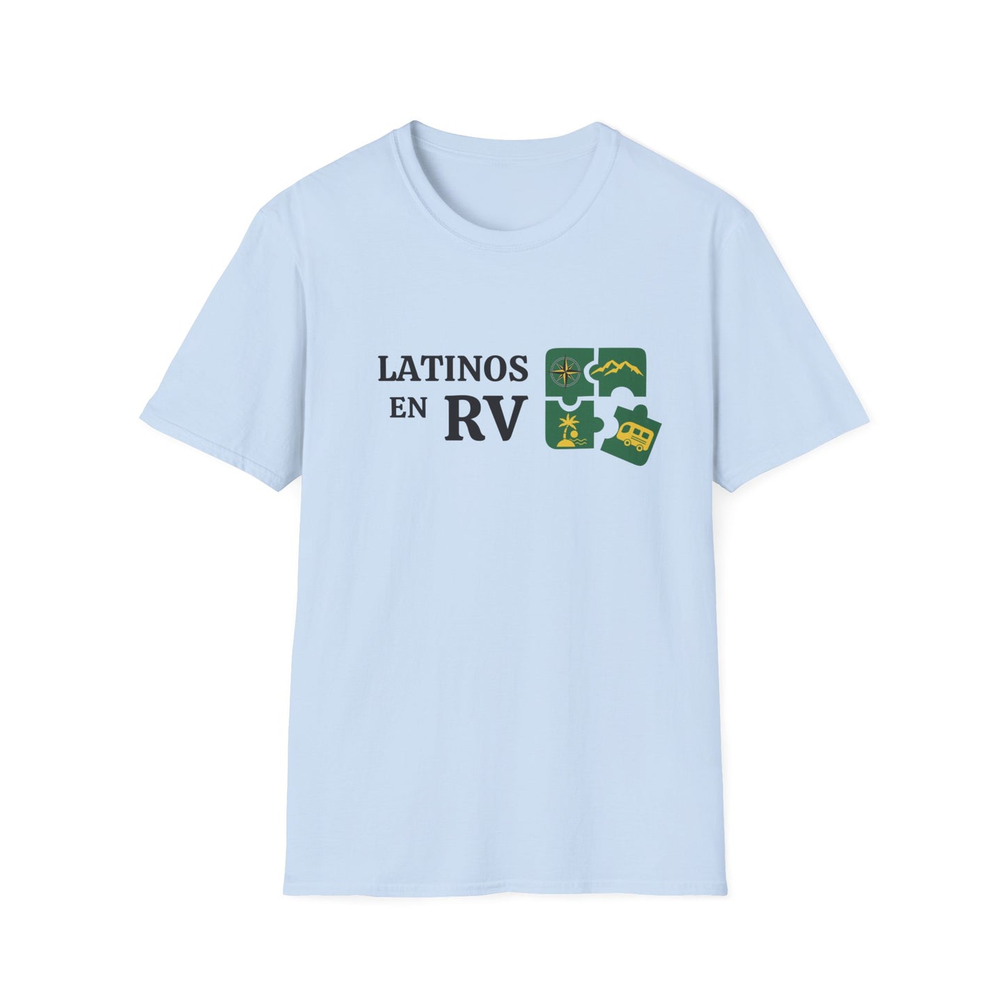 Latinos en RV....... Unisex Softstyle T-Shirt