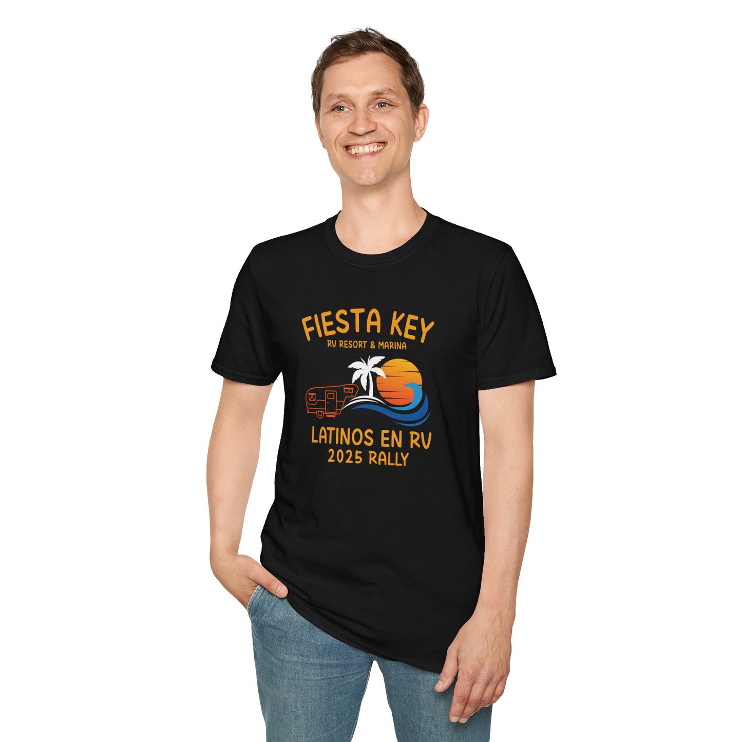 Fiesta Key Latinos en RV Rally 2025 / 5th Wheel/ Unisex T-Shirt