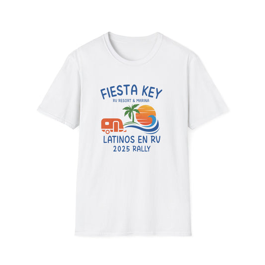 Fiesta Key Latinos en RV Rally 2025 Trailer / T-Shirt Unisex