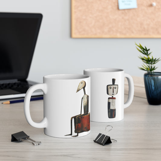 AI Robot Ceramic Coffee Mug 11oz