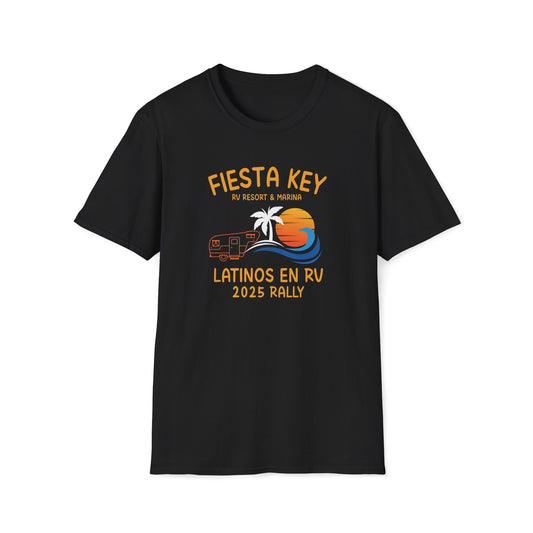 Fiesta Key Latinos en RV Rally 2025 / 5th Wheel/ Unisex T-Shirt