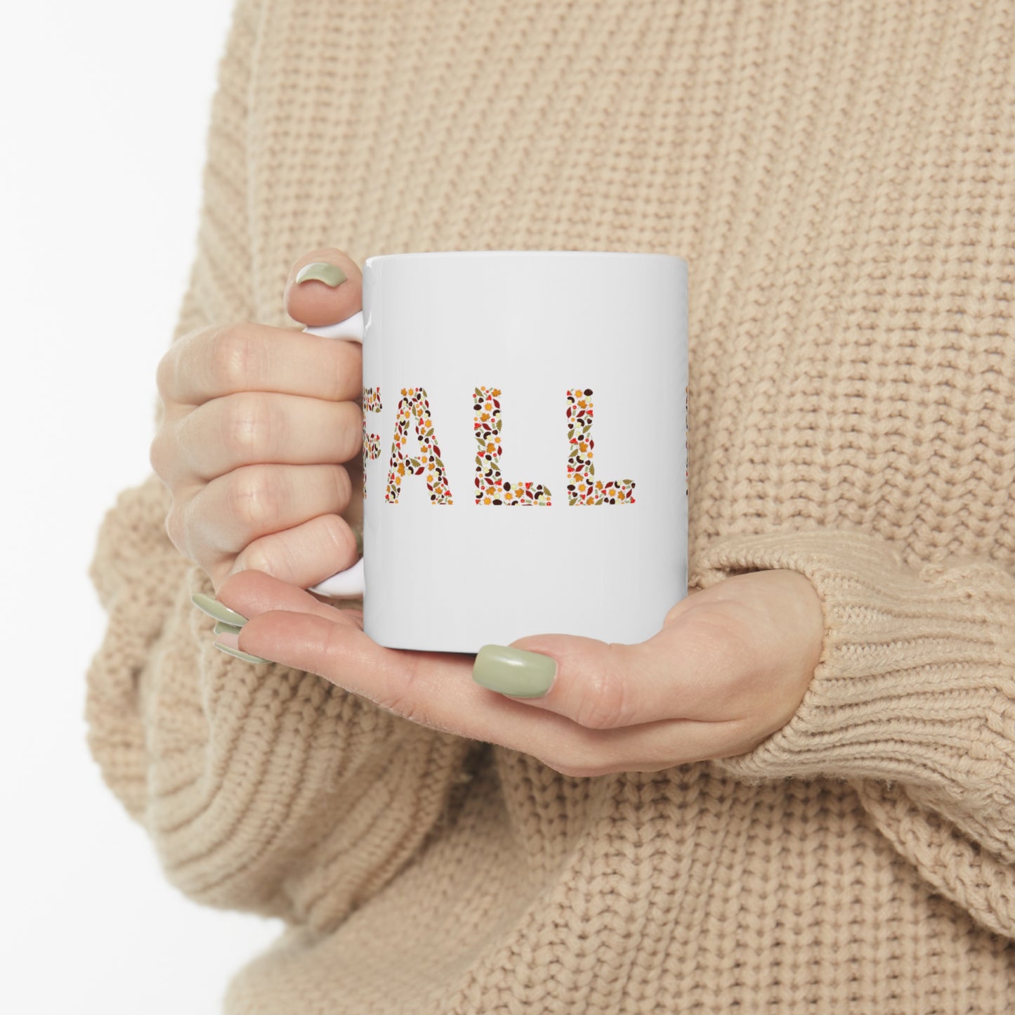 FALL Coffee Mug, Welcome Fall, Ceramic Mug 11oz