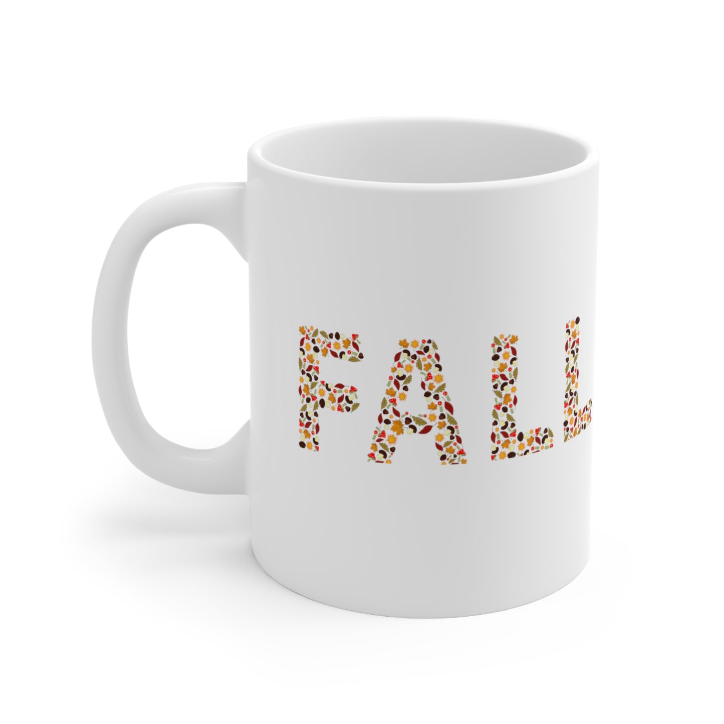 FALL Coffee Mug, Welcome Fall, Ceramic Mug 11oz