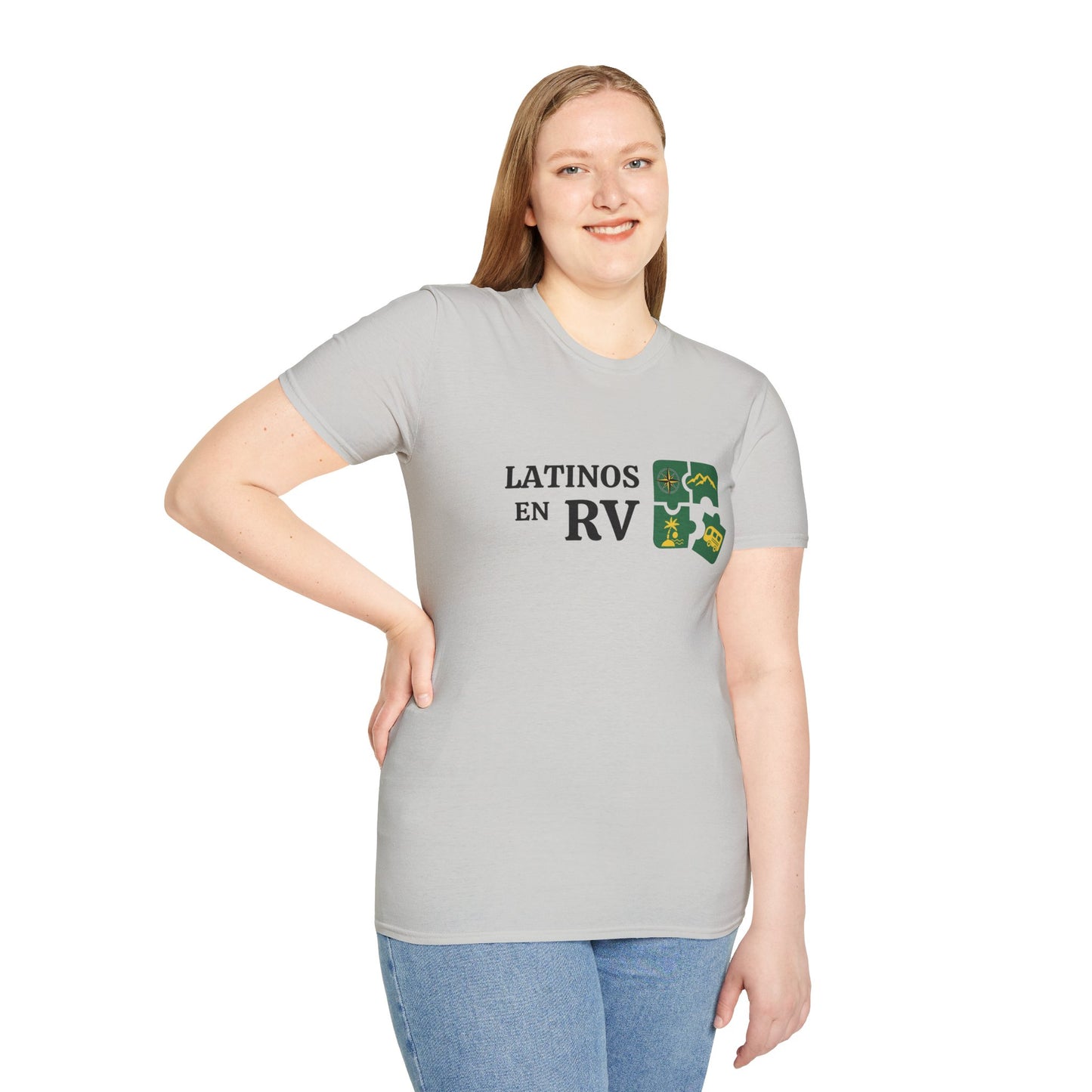 Latinos en RV....... Unisex Softstyle T-Shirt