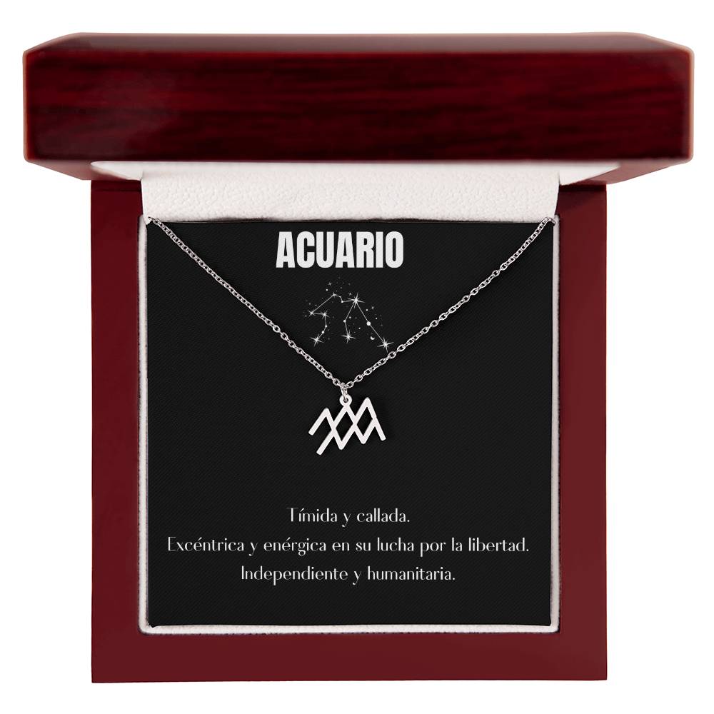 ACUARIO - Collar Signo del Zodiaco