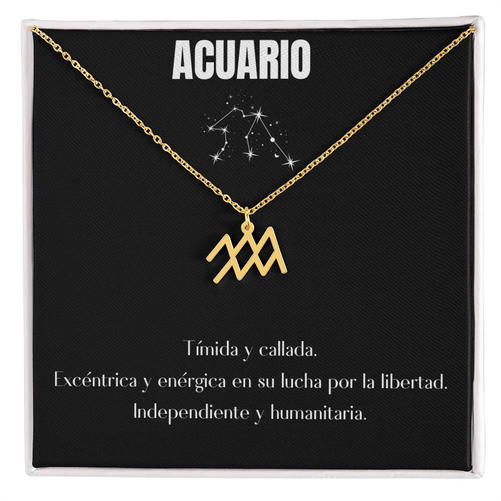 ACUARIO - Collar Signo del Zodiaco