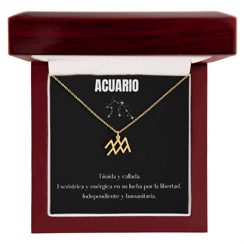 ACUARIO - Collar Signo del Zodiaco