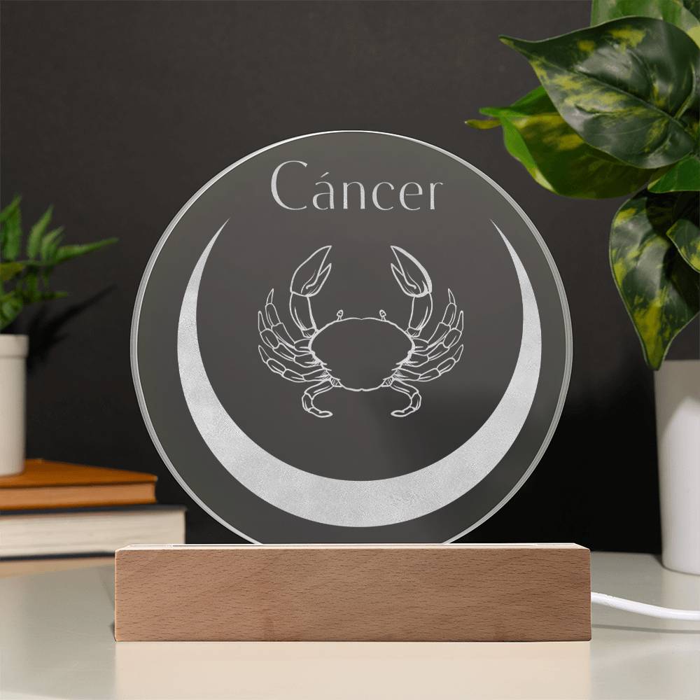 Cáncer - Placa de Acrílico Grabada