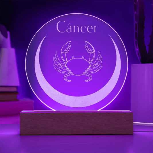 Cáncer - Placa de Acrílico Grabada