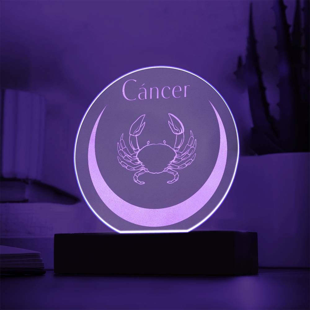 Cáncer - Placa de Acrílico Grabada