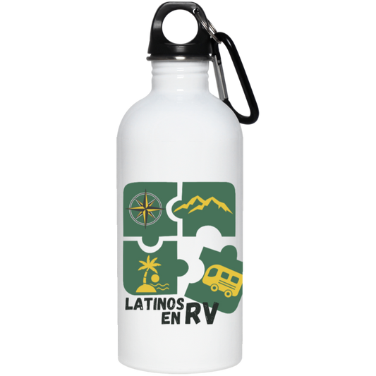 Latinos en RV 20 oz. Stainless Steel Water Bottle
