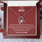 To My Wife Forever Love Necklace