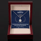 To My Daughter Eternal Hope Necklace/Graduation