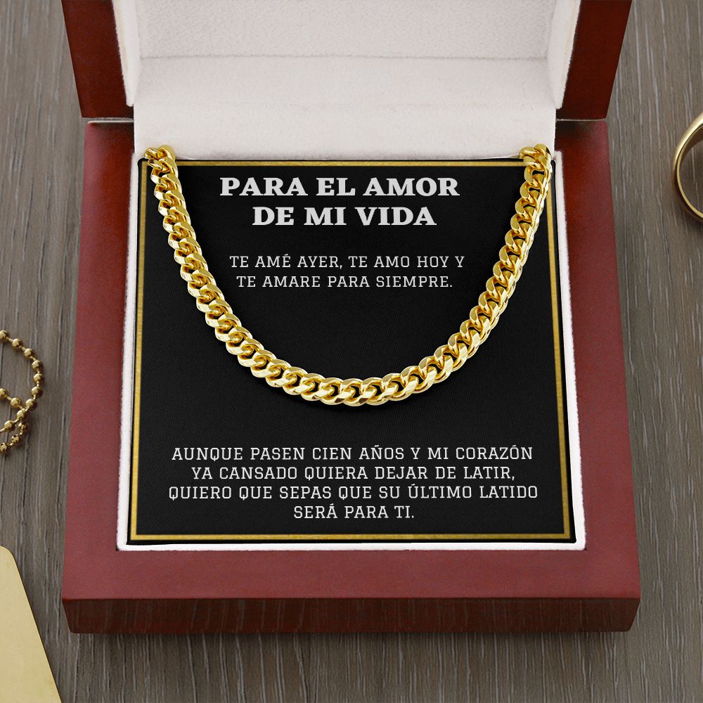 Para el Amor de Mi Vida Cadena de Eslabones Cubanos