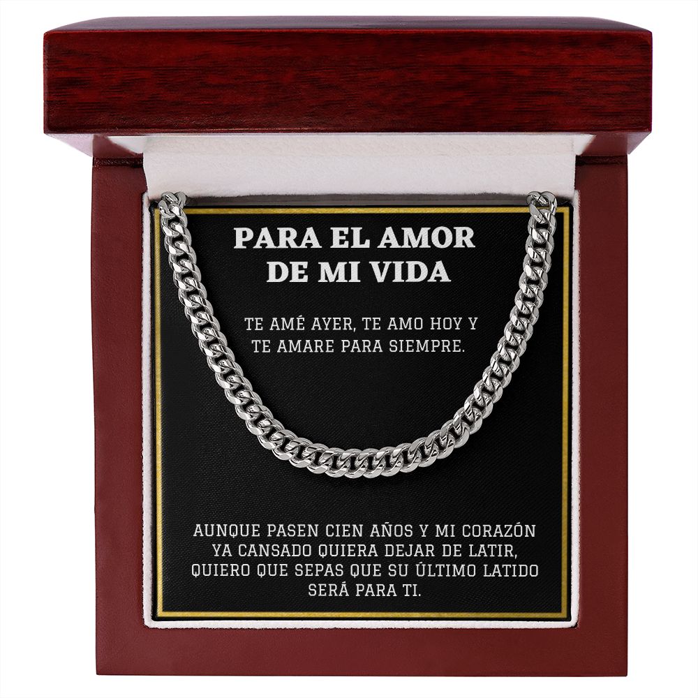 Para el Amor de Mi Vida Cadena de Eslabones Cubanos
