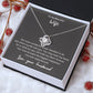 To My Beautiful Wife Love Knot Necklace