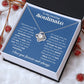 To My Amazing Soulmate Love Knot Necklace