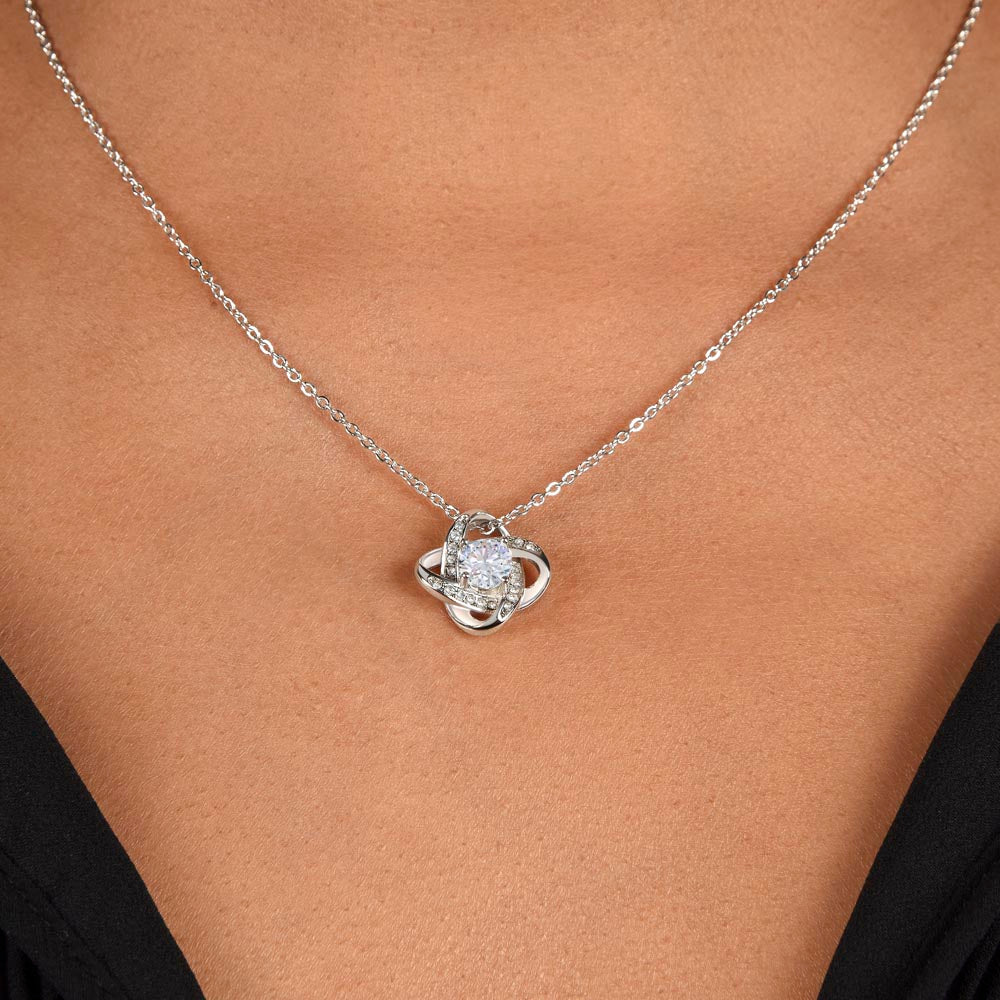 To My Amazing Soulmate Love Knot Necklace