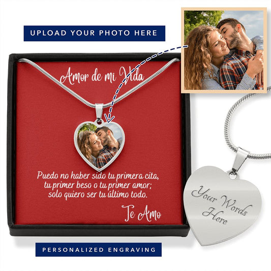 Corazón Personalizado con Tarjeta de Mensaje